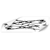 Stacheldraht Outdoor Aufkleber - Kategorie Shop Stacheldraht Outdoor Aufkleber - Kategorie Shop