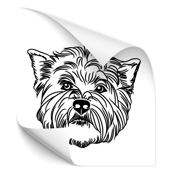 West Highland Terrier Aufkleber