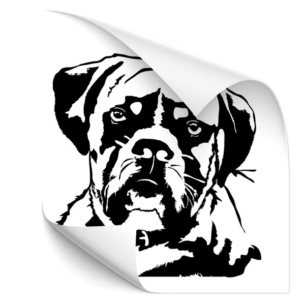 Boxer Hunde Aufkleber - Hunde