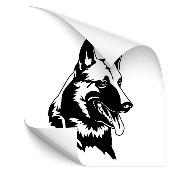 Malinois Car Tattoo - Kategorie Shop