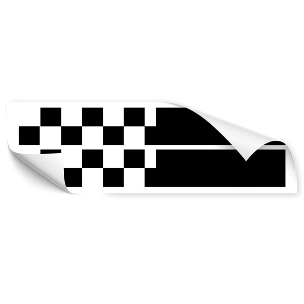 Racing Stripes Car Tattoo - Kategorie Shop