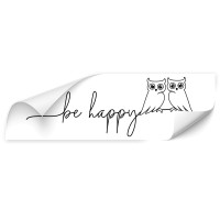 Eulen Heckaufkleber - tiere Eulen Heckaufkleber - tiere