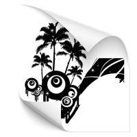 Retro Palmen Car Tattoo - Kategorie Shop Retro Palmen Car Tattoo - Kategorie Shop