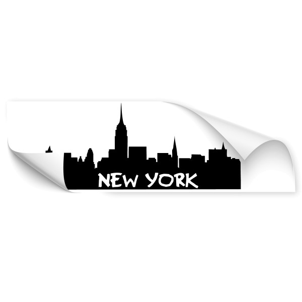 New York Skyline Auto Folienaufkleber - Kategorie Shop