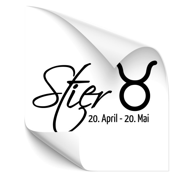 Sternzeichen Stier Car Tattoo - wandtattoo