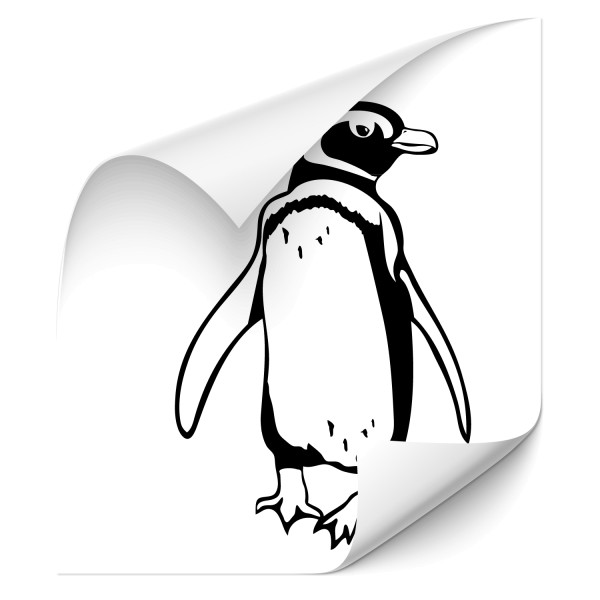 Pinguin Stadt Car Art Sticker - unterwasserwelten