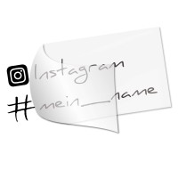 Namens Aufkleber mit Instagram Namensaufkleber bei Klebe-X kaufen und  erleben!