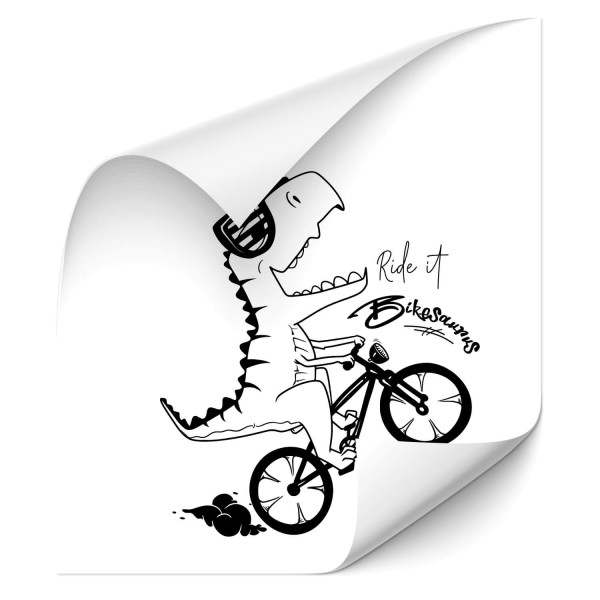 Bikesaurus Car Tuning Sticker - Sprüche | Schriftzüge