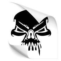 Totenkopf Skull Wikinger Sticker Aufkleber Autoaufkleber Piraten Wandtattoo 19 