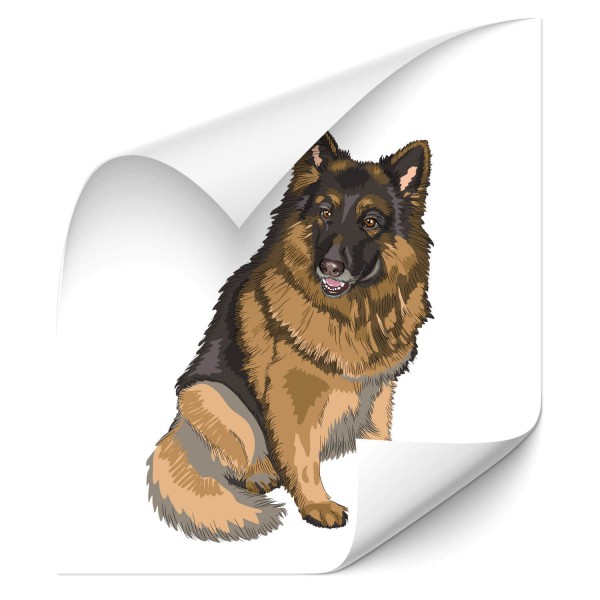 Deutscher Schäferhund Hecksticker - Kategorie Shop