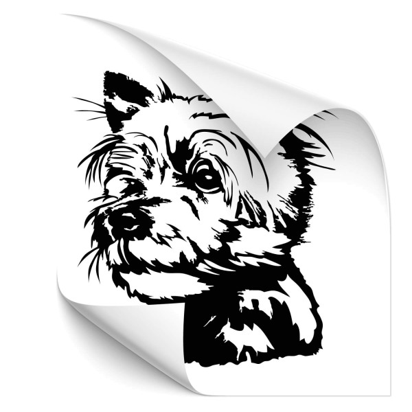 Yorkshire Terrier Car Tattoo - Hunde