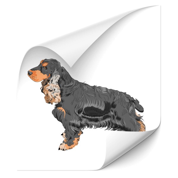 Cocker Spaniel Heck Sticker - Kategorie Shop