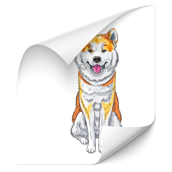 Akita Inu Car Tattoo - Kategorie Shop