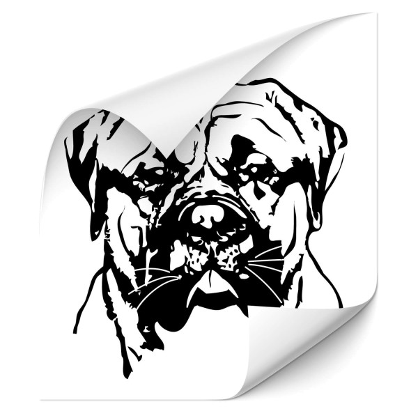 Bullmastiff Auto Aufkleber - Hunde