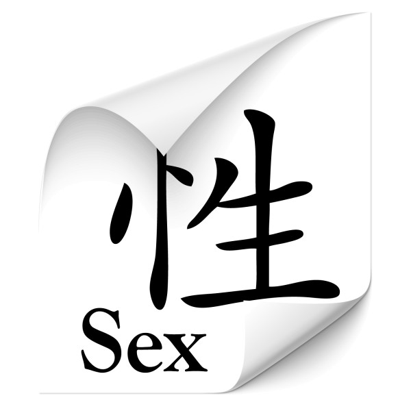 chinesische Schriftzeichen - Sex Outdoor Car Sticker - Chinesische Zeichen