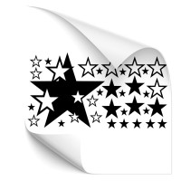 Sternzeichen Aufkleber Sterne Horoskop Autoaufkleber Schaufenster decal 24 #8028 