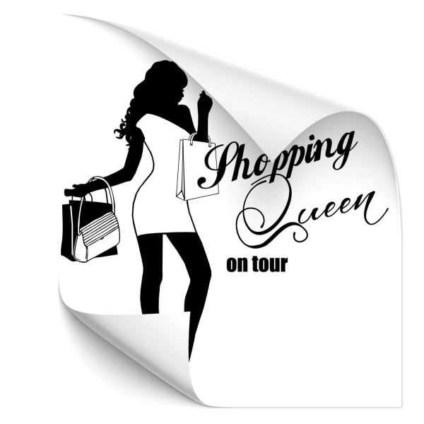 Shopping Queen on tour Heckscheiben Aufkleber - Kategorie Shop