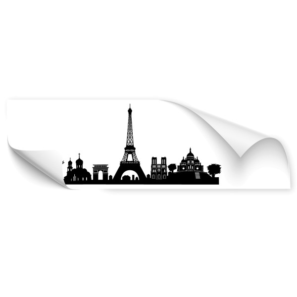 Paris Metropolen Skyline Car Art Sticker - Kategorie Shop