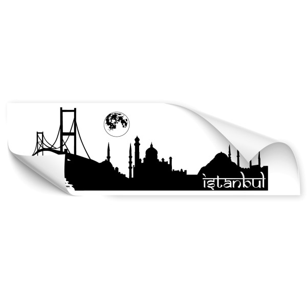 Istanbul Skyline Car Art Aufkleber - Kategorie Shop