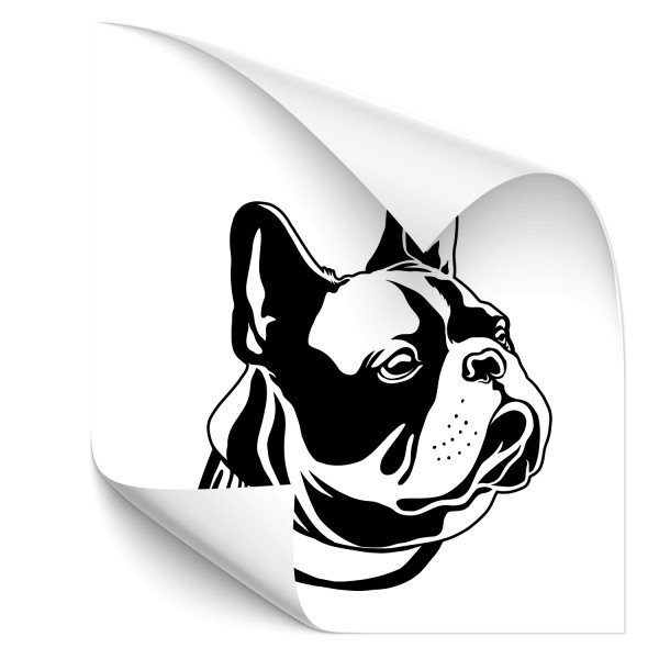 French Bulldog Car Tattoo - Kategorie Shop