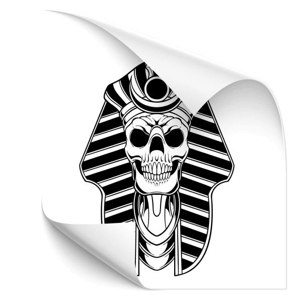 Totenkopf Pharao Fahrzeug Aufkleber - Kategorie Shop