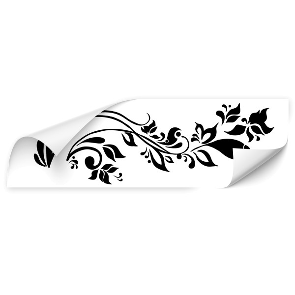 Pflanzen Blüten Ranke Car Tattoo - Kategorie Shop