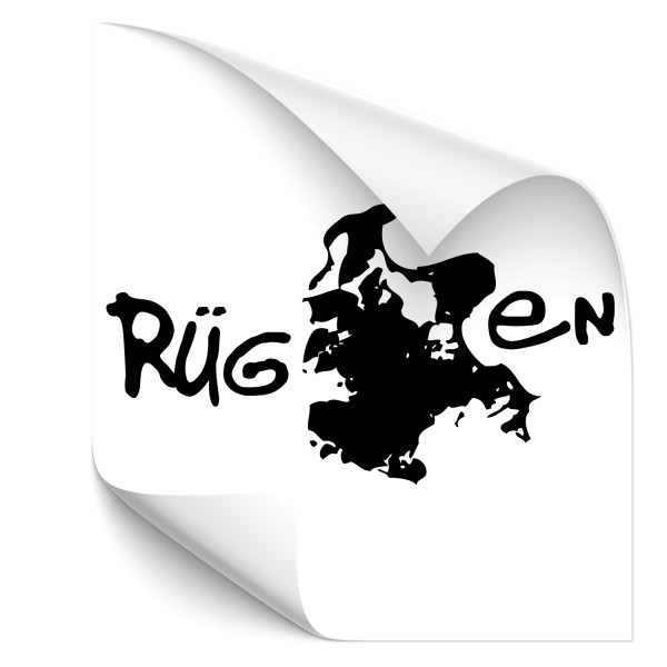 Rügen Silhouette Autoheck Aufkleber - wandtattoo