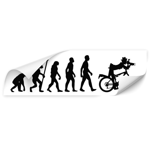Evolution Kfz Aufkleber - people
