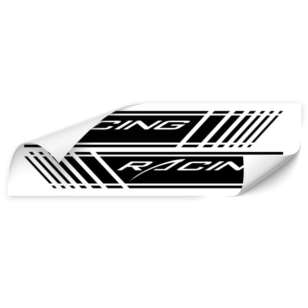 Racing Stripes Car Tattoo - Kategorie Shop