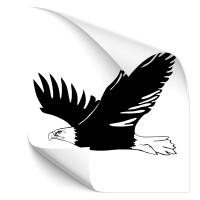 flying Eagle Auto Folienaufkleber - Adler & weitere Vögel flying Eagle Auto Folienaufkleber - Adler & weitere Vögel