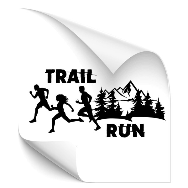 Trail Run - wandtattoo