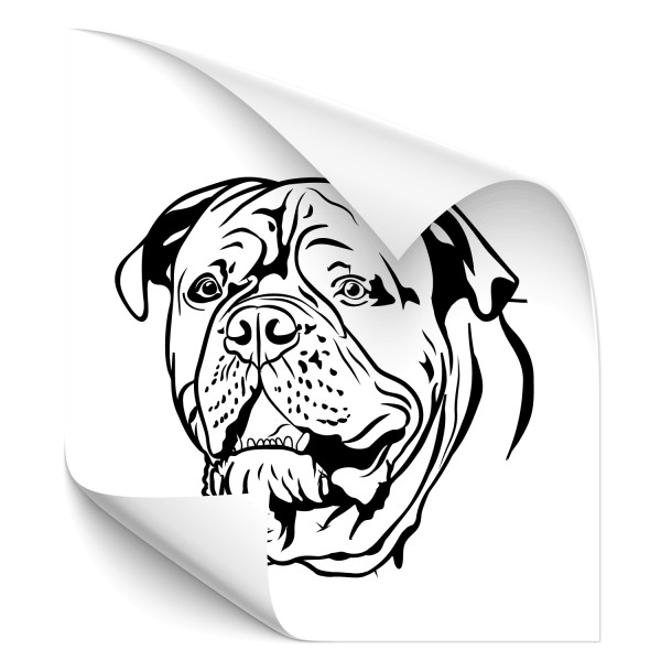 Bullmastiff Aufkleber