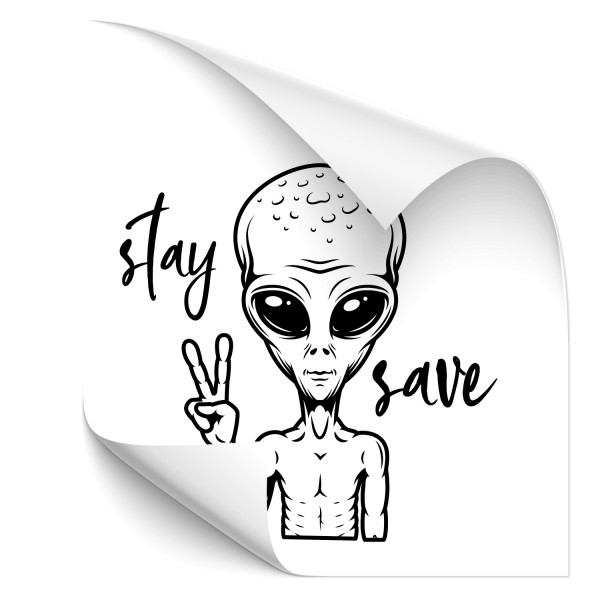 Alien Car Tuning Sticker - Kategorie Shop