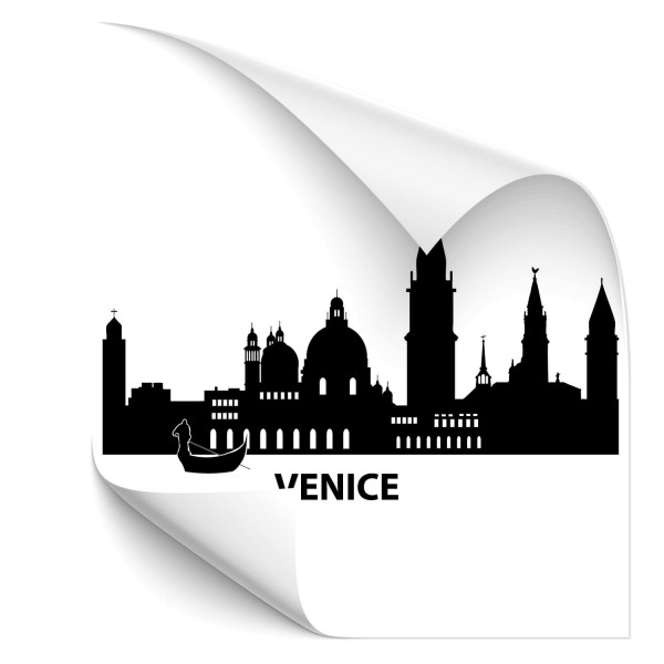 Venedig Sillhouetten Car Art Sticker - Kategorie Shop