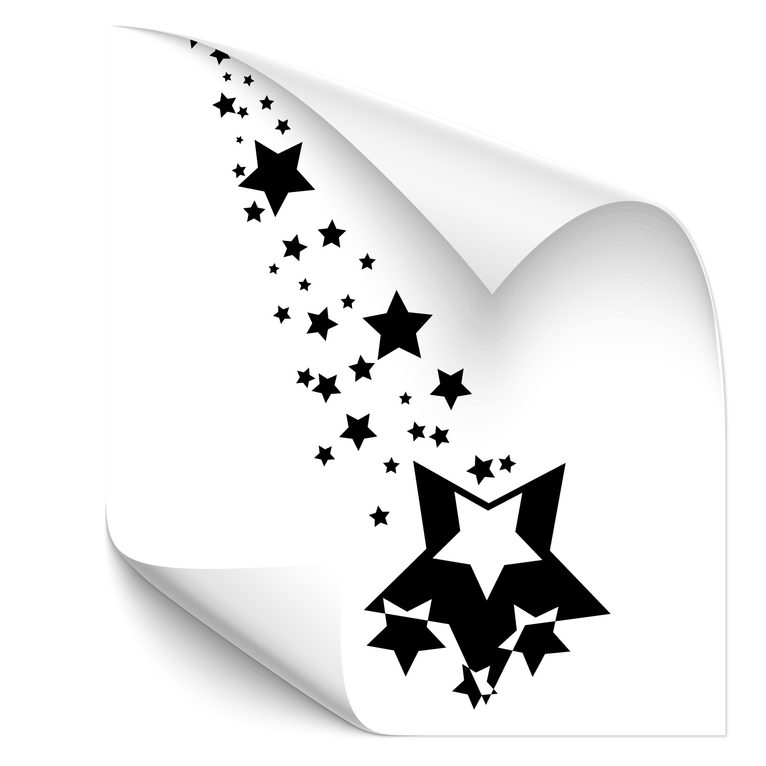 Stern Aufkleber Sternschnuppe von Klebe-X jetzt Online bestellen!