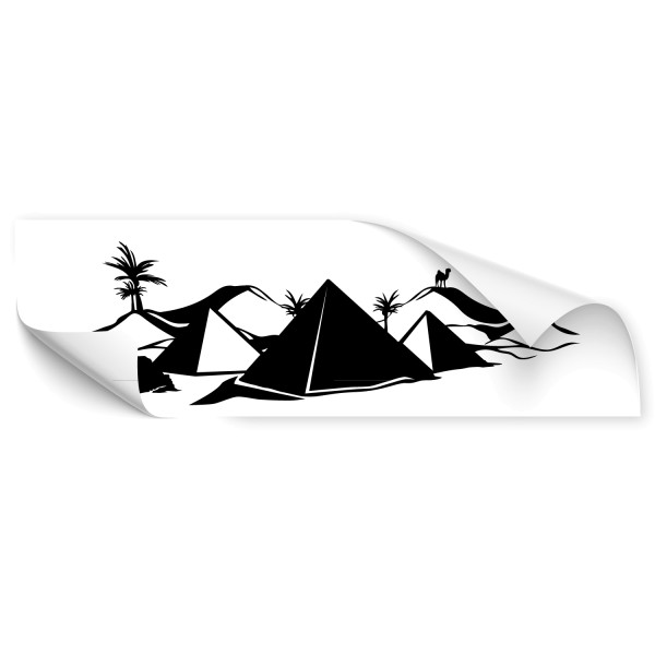 Sahara Skyline Stadt Car Art Sticker - Kategorie Shop