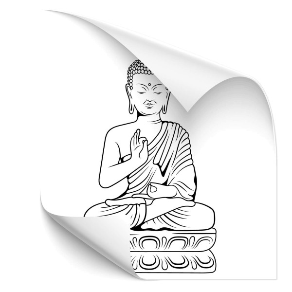 Buddha Fahrzeug Sticker - people